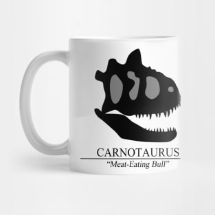 Carnotaurus Skull Mug